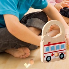 Kids Learning Lock and Key Car