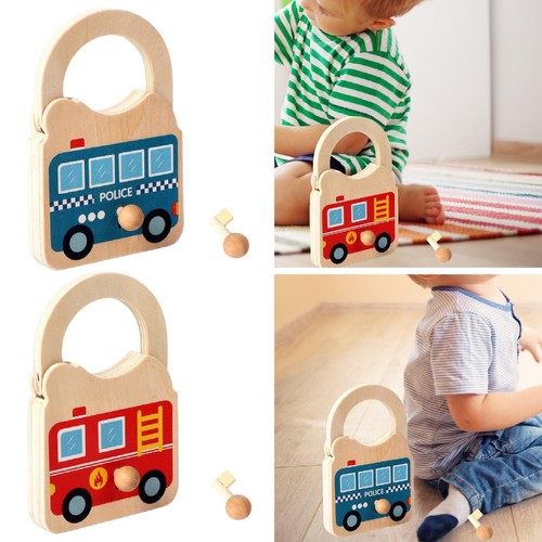 Kids learning lock - lock, car