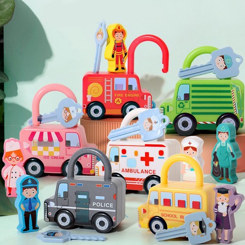 Kids learning locks and keys - kids,