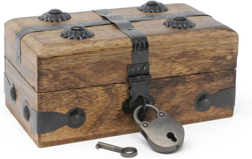 Treasure chest wooden box - treasure,