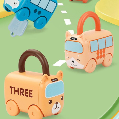 Lock and key car - car, toy