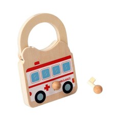 Kids Learning Lock and Key Car