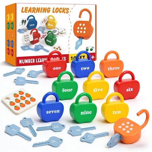 Learning locks and - locks, toddler