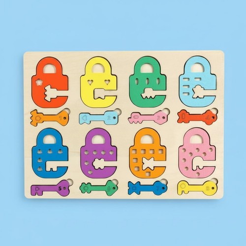 Lock and key - game, board