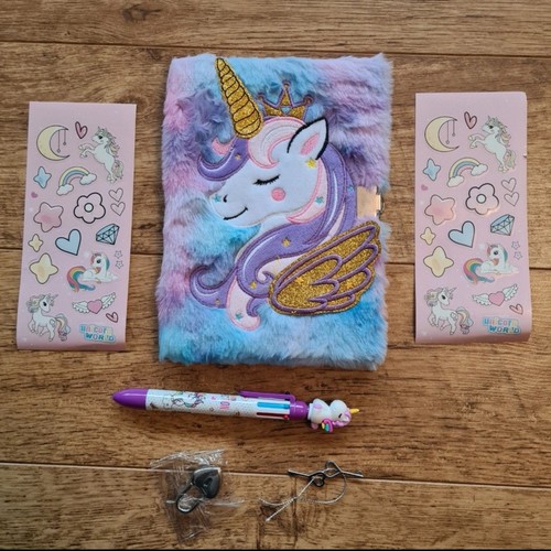 Unicorn lockable diary multi - unicorn, diary,