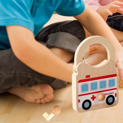 Kids learning lock and key - learning, car