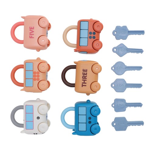 Lock and key car - lock, toys