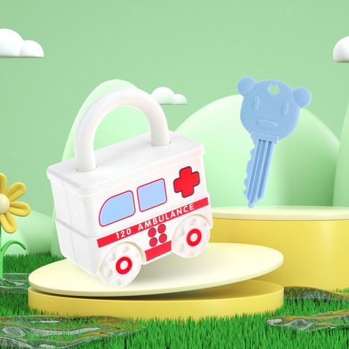 Lock and key car - key, toy