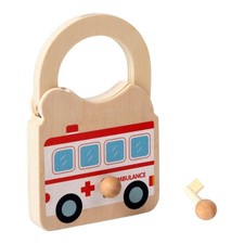 Kids Learning Lock and Key Car