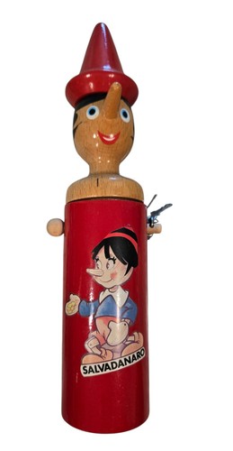 Vintage toy wooden pinocchio - vintage,