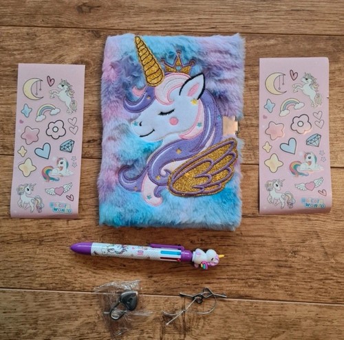 Unicorn kids diary lock - diary,