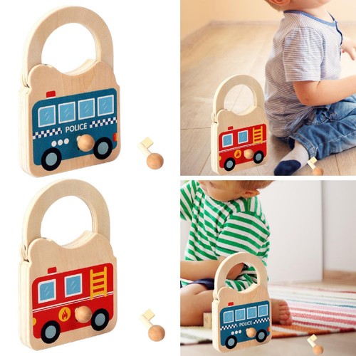 Kids learning lock and - learning, car