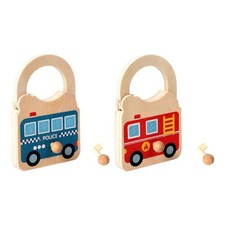 Kids Learning Lock and Key Car