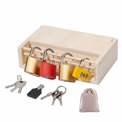Wooden lock and - lock,