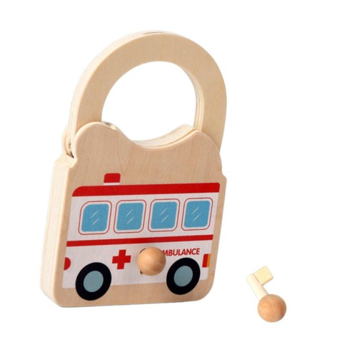 Kids learning lock - lock, key