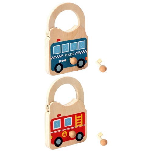 Kids learning lock and - and, car