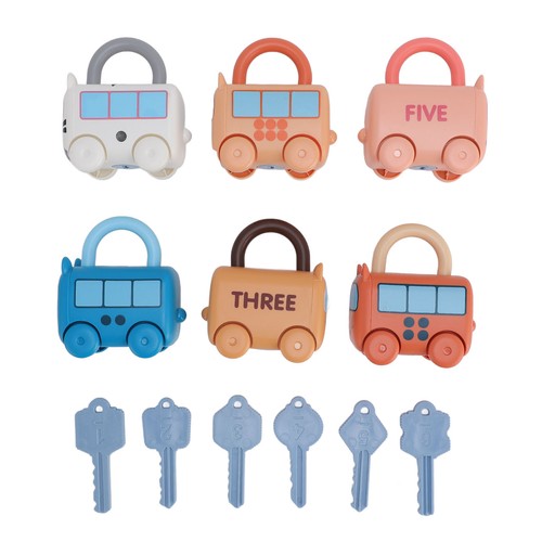 Lock and key car toys - key,