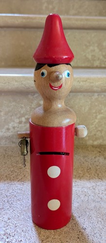 Pinocchio hand painted wooden - pinocchio, hand-painted
